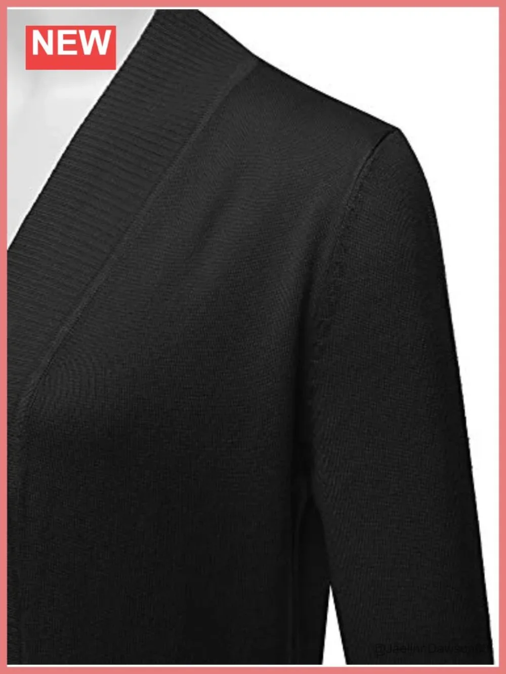 Womens Soft Stretchy Knit Longline Open Front Sweater Cardigan with Pockets